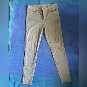 American Eagle Outfitters Tan Stretch Pants